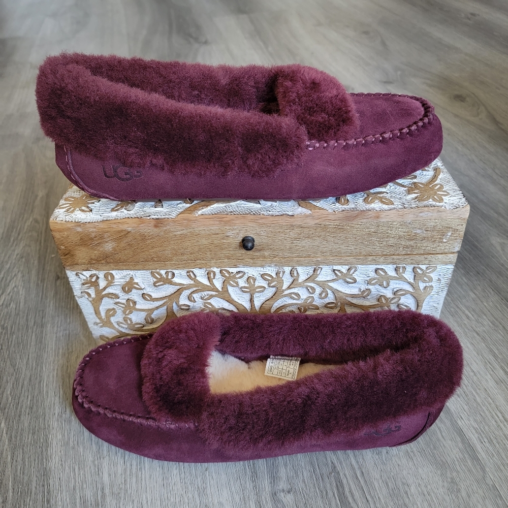 UGG Dakota Spill Seam Suede Slippers
